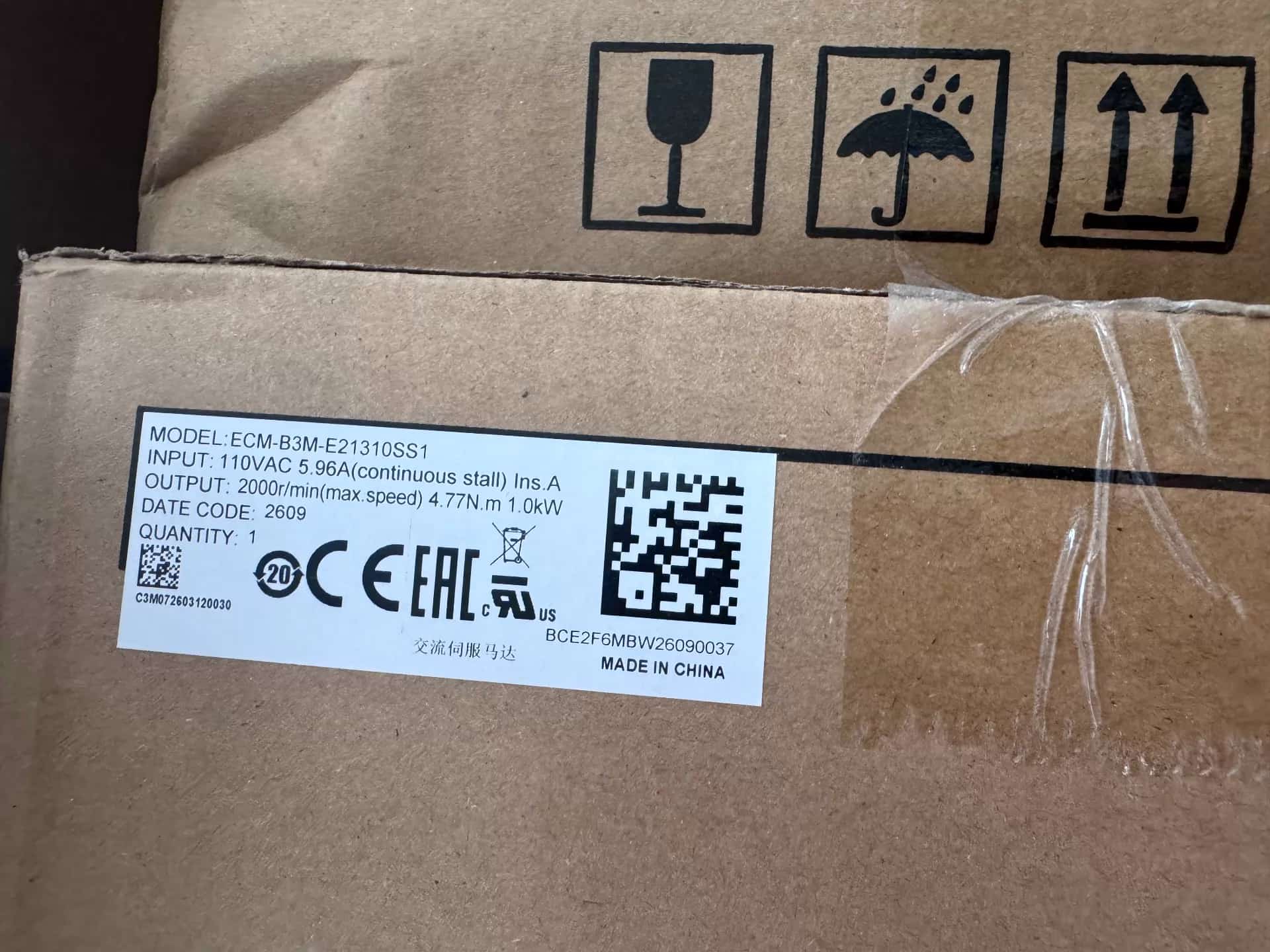 100% úplne nový originálny a originálny Delta ECM-B3M-E21310SS1 Frekvenčné meniče Pohon Servo Motor