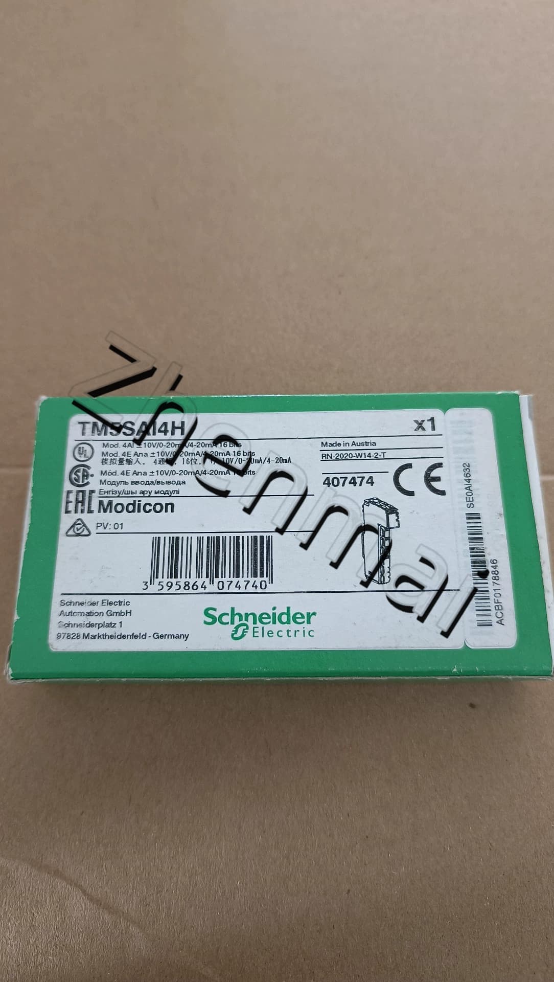 100% úplne nový, originálny a originálny Schneider TM5SAI4H Frekvenčné meniče, ističe, stýkače, ochranné zariadenia