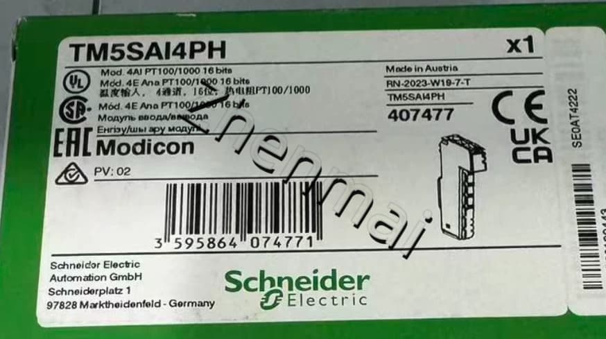 100% úplne nový, originálny a originálny Schneider TM5SAI4PH Frekvenčné meniče, ističe, stýkače, ochranné zariadenia