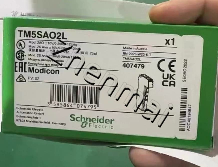 100% úplne nový, originálny a originálny Schneider TM5SAO2L Frekvenčné meniče, ističe, stýkače, ochranné zariadenia