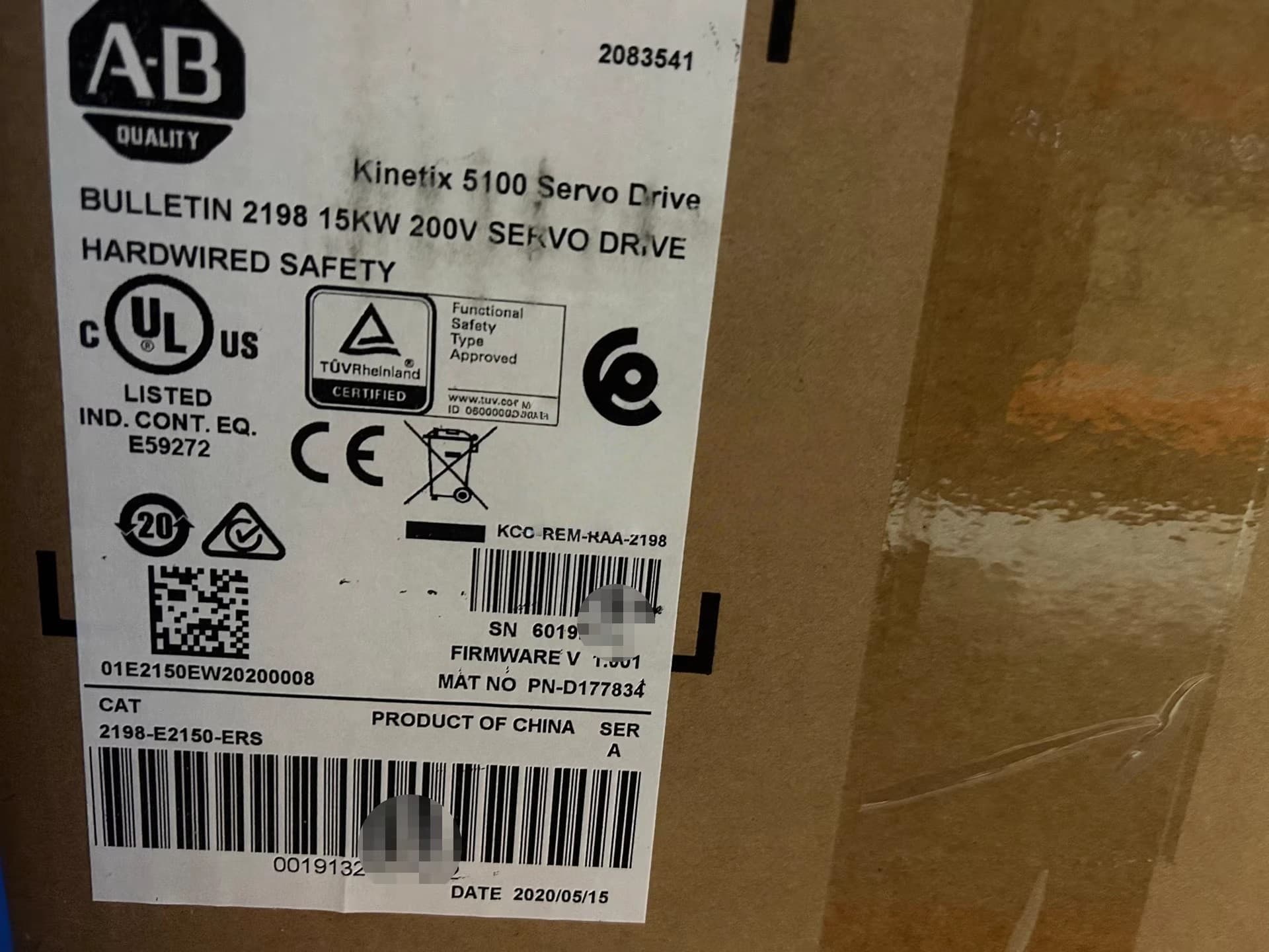 Servo 2198-E2150-ERS Kinetix 5100, úplne nové a originálne