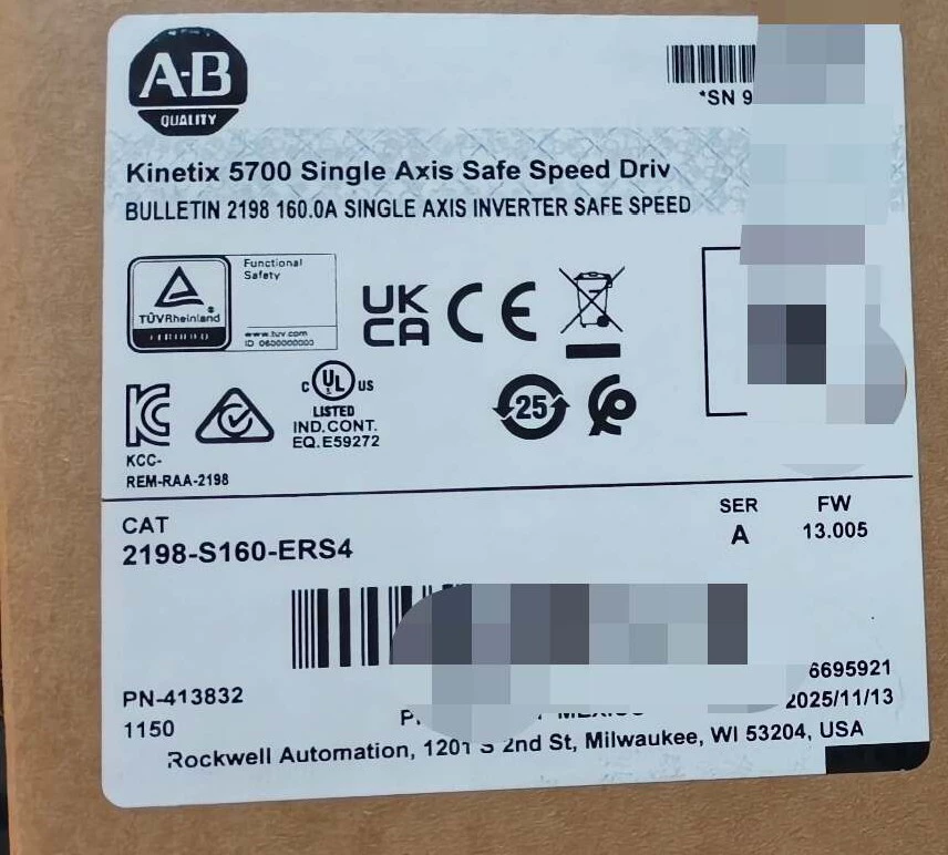 2198-S160-ERS4 Kinetix 5700 servo, úplne nové a originálne
