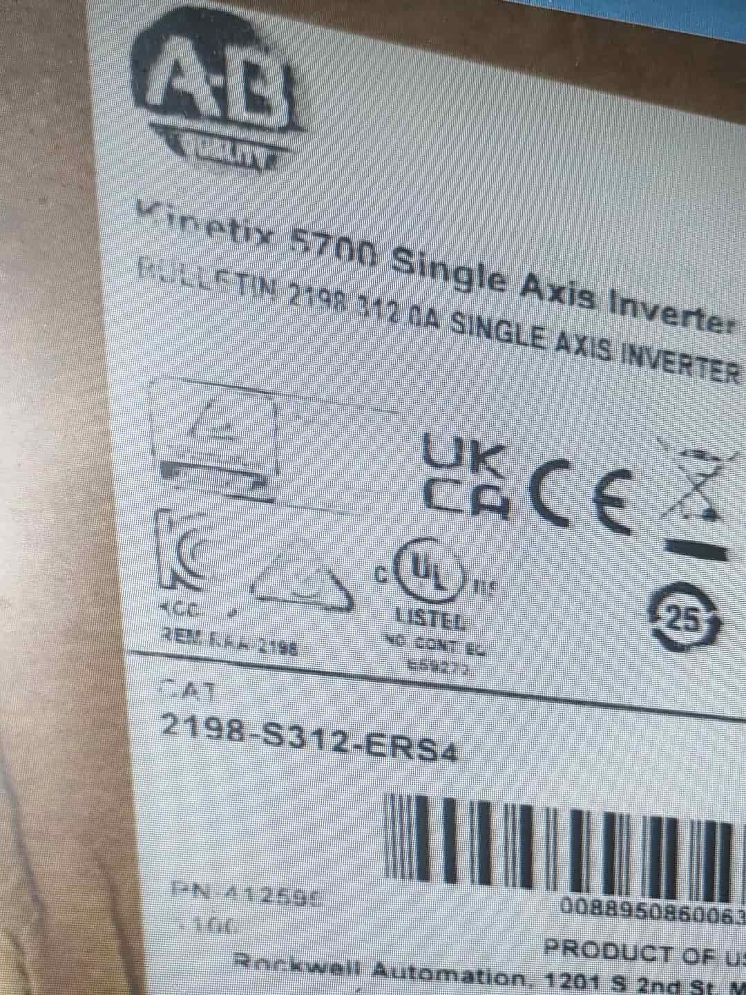 2198-S312-ERS4 Kinetix 5700 servo, úplne nové a originálne
