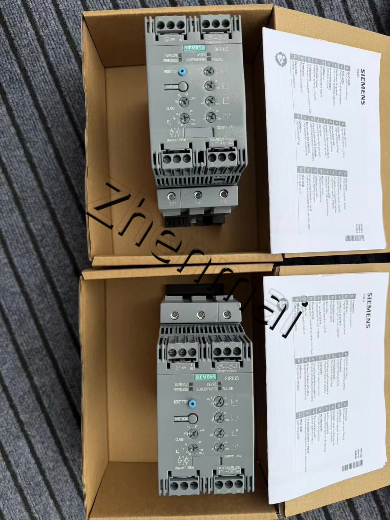 Úplne nový, originálny, továrenský softstartér Siemens 3RW4047-1BB05 SOFTSTARTER SIRIUS