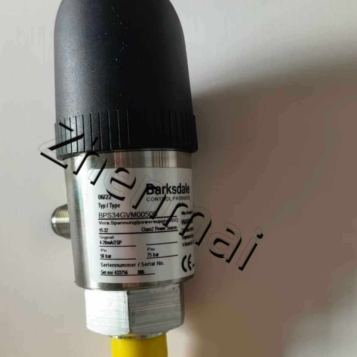 Úplne nový originálny Barksdale BPS34GVM0050B Tlakový senzor Hladinový spínač Prietokový spínač Tlakový spínač Rýchla dodávka