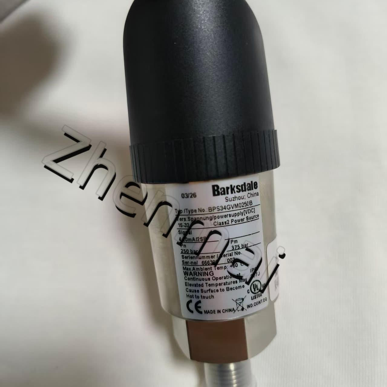 Úplne nový originálny Barksdale BPS34GVM0250B Tlakový senzor Hladinový spínač Prietokový spínač Tlakový spínač Rýchla dodávka
