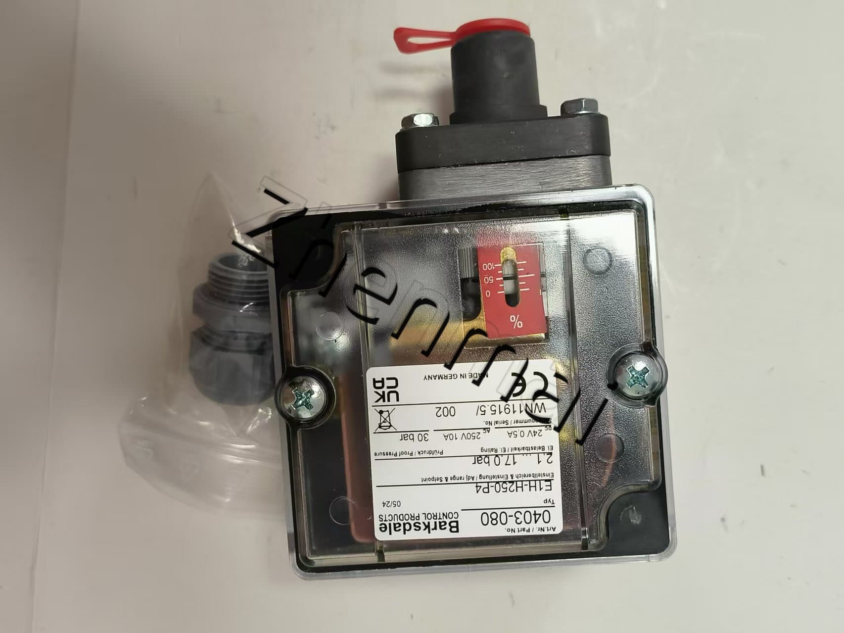 Úplne nový originálny Barksdale E1H-H250-P4 0403-080 Tlakový senzor Hladinový spínač Prietokový spínač Tlakový spínač Rýchla doprava
