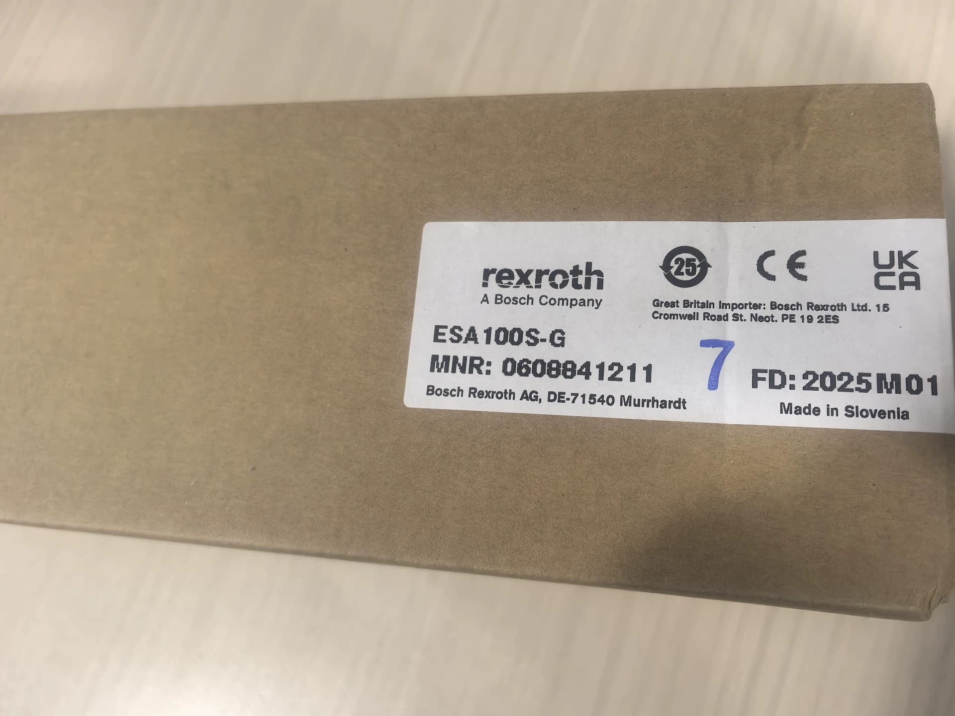 Úplne nový originálny servopohon Bosch Rexroth Elektrický momentový kľúč ESA100S-G Servo Motor Rýchla dodávka