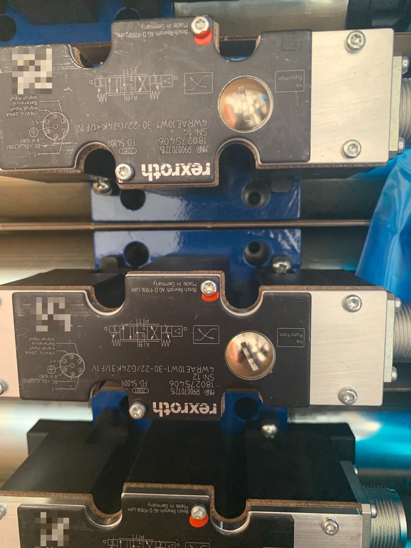 Úplne nový originálny servopohon Bosch Rexroth Redukčný ventil tlaku 4WRAE10W60-2X/G24N9K31/F1V Rýchla dodávka