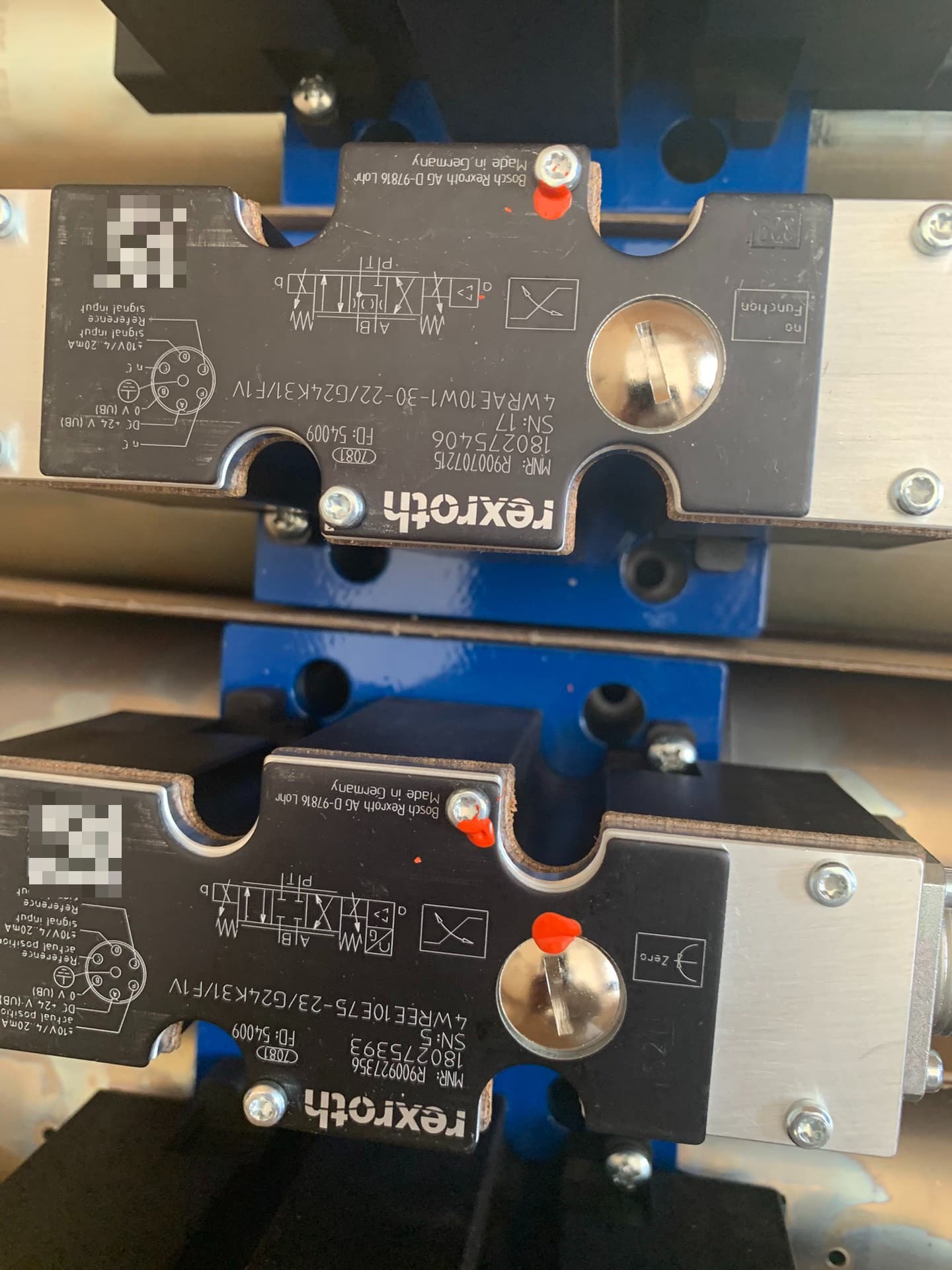 Úplne nový originálny servopohon Bosch Rexroth Tlakový redukčný ventil 4WRAE6W1-15-2X/G24K31/F1V servomotor Rýchla dodávka